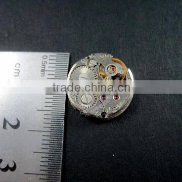 16.5mm Setting Size Steam Punk Watch Movement Silver DIY Base Tray French Cufflink Supplies Cuff Link Findings 1500028