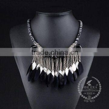 High Quality Vintage Style Chunky Statement Necklace Tin Alloy Fashion Women Pendant Necklace 6390158 photo-3