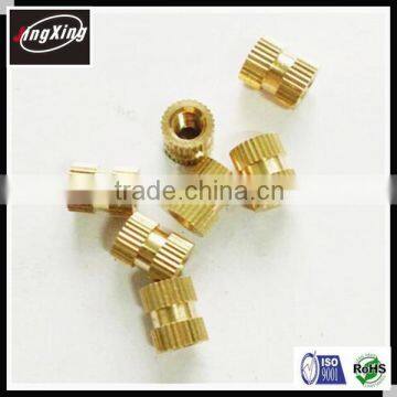 Knurling Insert brass nut for plastic