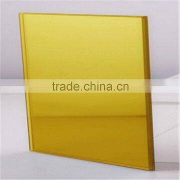 5mm anti oxidation gold mirror glass