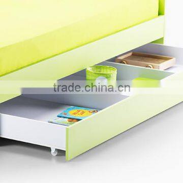 Queen Bunk Cheap Price Children Bedroom Furniture In Green Color photo-6
