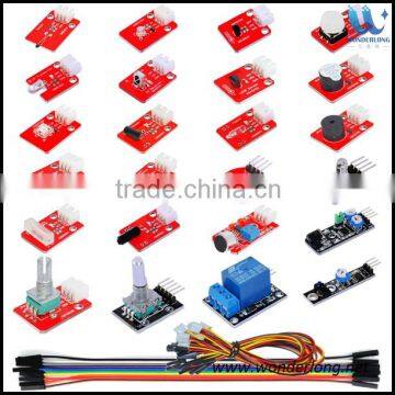 Electronic Starter sensor Kit 24 pcs red board sensors Learning Suite