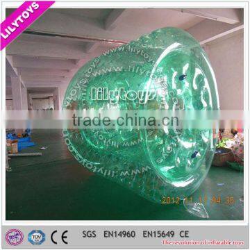 Creative bright inflatable water paly zorb roller, SGS inflatable zorb ball, standard pvc material ball