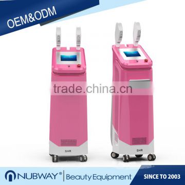 3 in 1 beauty equipment E light IPL SHR hair removal machine for hair removal skin rejuvenation