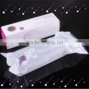 540 Stainless Steel Needles Fixed Tip White Curved Handle Derma Skin Roller photo-1