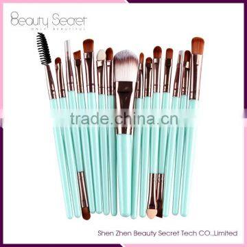 Free sample 15pcs makeup brush kit with private label