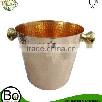 Stainless Steel Copper Ice Wine Bucket Tub Coole