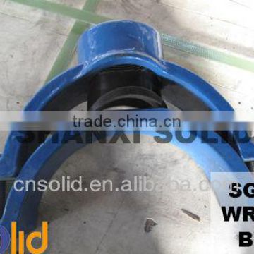 ductile iron saddle for PVC pipe