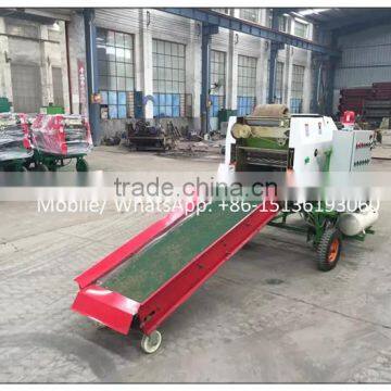 Full Automatic Mini Round Hay Silage Baler Equipment for Sale photo-3