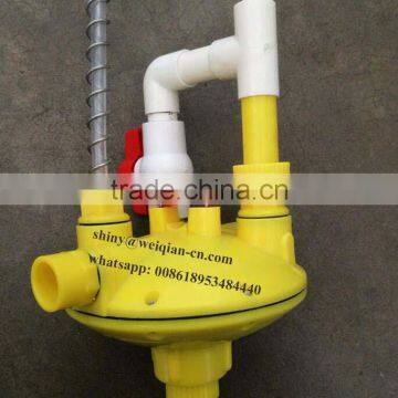 plastic water pressure regulator in poultry drinker system