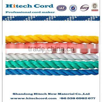 3 Srand PP Twisted Plastic Rope for Mooring photo-3