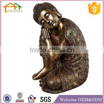 Factory Custom made best home decoration gift polyresin resin buddha sleeping