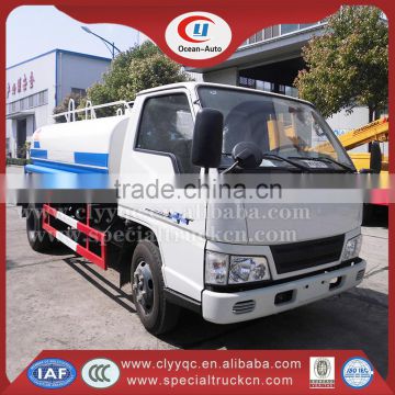 JMC 4x2 drive wheel 5ton stainless steel water tank truck supplier