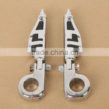 1.25" Engine Guards Male Mount Stiletto Style Footpegs & Mounts For Honda Yamaha photo-4