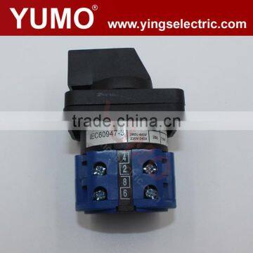 LW28-20 2P 690V 20A 3 positons Universal Changeover Switch Rotary Switch 3 types of switches