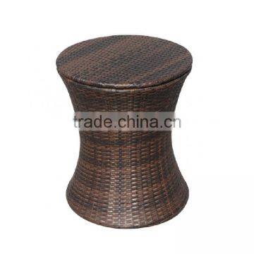Outdoor PE Rattan Woven Wine or Beer Cooler Table Garden Patio Party Decorative Adjustable Design Bulk Ice Bucket photo-5