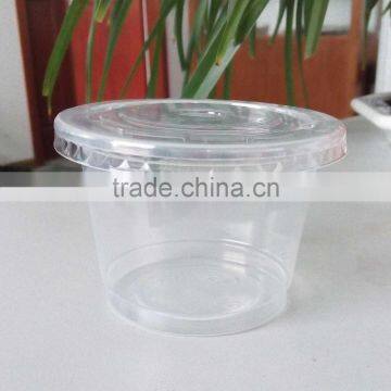 Milky White Mini Disposable Plastic Dessert Cup With Cover photo-4