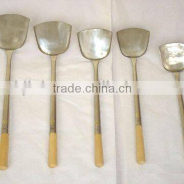 Kitchen Strainless Steel Spatula With Wooden Handle photo-2