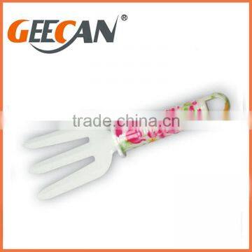 4pcs Combination Garden Tool Set With Floral Printed Shovel,rake photo-6