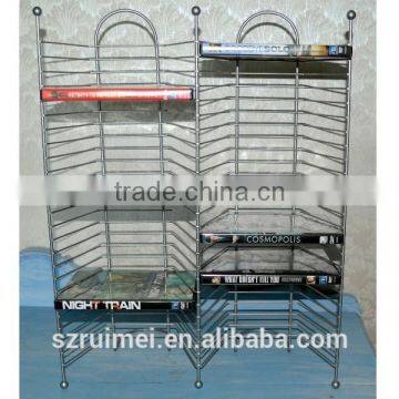 Nice look Double Tower Metal DVD Storage stand