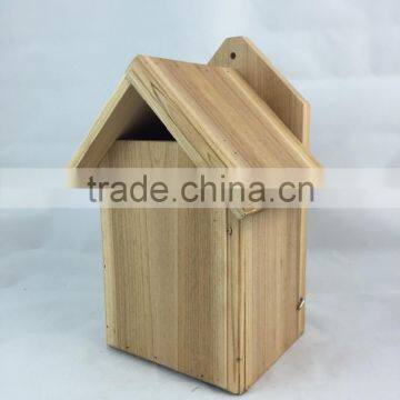 FSC Wooden Bird House /wooden Bird Cage Decorate in Garden for Wholesale photo-2