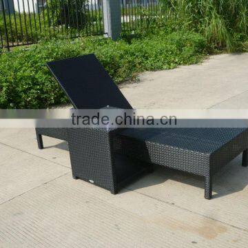 Modern Leisure Outdoor Furniture Rattan Sun Lounger photo-4