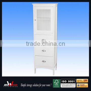 tall design with drawers waterproof E 1 MDF toilet cabinet