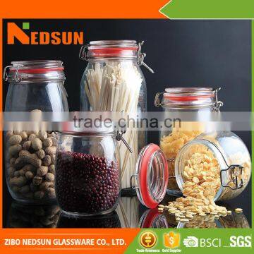 Moisture Proof 470ml Wholesale glass air tight jar High demand products market