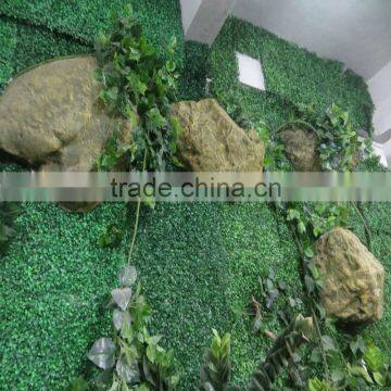 wholesale price decoration indoor artificial wall hanging plants and rocks