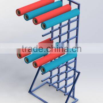 SDI_1061B Floor Standing 44 Vinyl Roll Rack