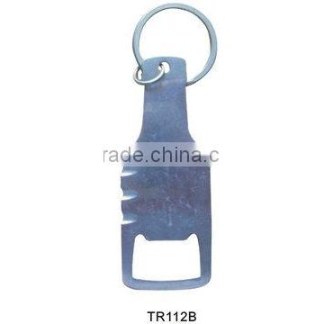 Promotional metal beer bottle opener key chain