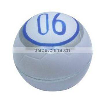 5cm promotional PU stress ball with imprint/foam stress reliever