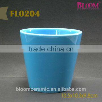 Light blue wholesale ceramic plant pots