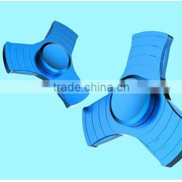 Hot Sale Anti Stress Three Leaves Tri Hand Spinner Toys Metal Fidget Spinner photo-3