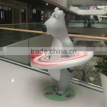 Fiberglass Bear Statue With Lollipop photo-4