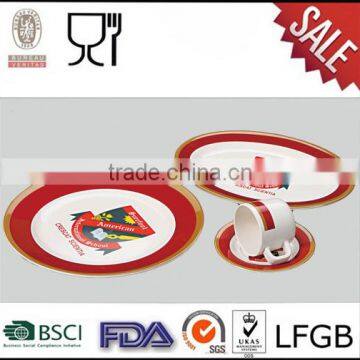 Melamine dinner set for children melamine tableware with custom printing