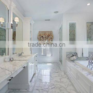 Export Heat Resistance Natural Stone Cheap Guangxi White Marble Tile photo-2