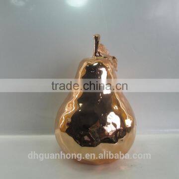 Wholesale Ceramic Pear Ornaments for Candy Container photo-2