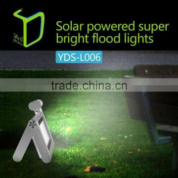 Yardshow Super Bright rechargeable solar led flood light outdoor