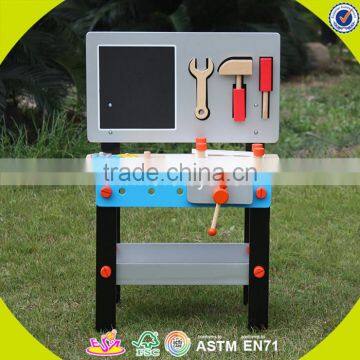 2017 Wholesale Kids Wooden Tool Table New Design Baby Wooden Tool Table Cheap Children Wooden Tool Table W03D070 photo-2