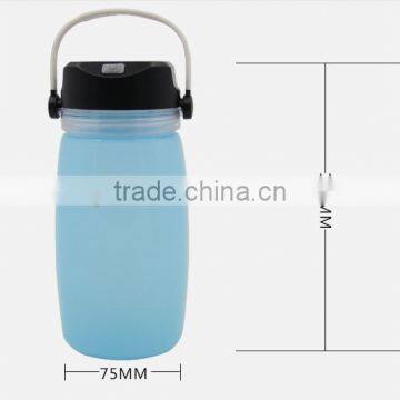 2016New Outdoor Travel Portable Folding Cup Multi-function Folding Magic Cup Kettle Silicone Folding Water Bottle photo-6
