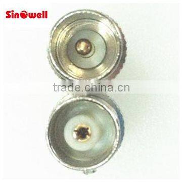 BNC female to IEC male coaxial connector adapter