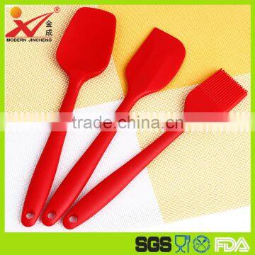 Full silicone top quality best seller silicone spoon brush knife silicone set