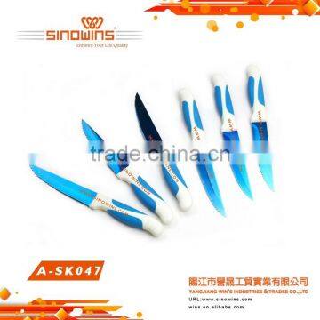 A-SK052 Super Quality Stainless Steel Steak Knife Set With Wooden Handle photo-5