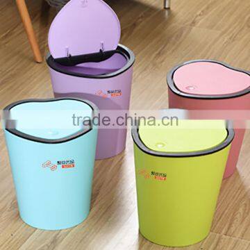 L00118 2017 New Design High Quality Plastic Trash Bin, Plastic Recycle Bin Heart Shape photo-6
