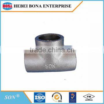 Best Selling Malleable Iron Pipe Fittings Reducing Tee Joint photo-6