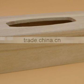 2017 Wooden Tissue Box Poulownia Pumping Carton Wooden Paper Suction Box photo-2