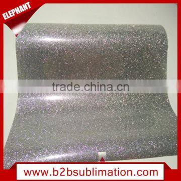 Glitter/PU Heat Transfer Vinyl Sheets Cut for Clothing photo-5