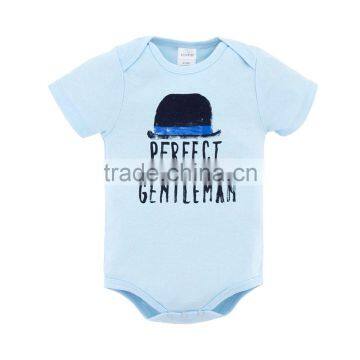 Best Quality Gentleman Style Baby Clothes Soft Cotton Baby Rompers Wholesale