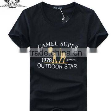Men t Shirt 2016 Tees Summer Style Fashion Men t Shirt Short Sleeve Mens Brand Sports Camel Animal Print Sleeved Cotton Fashion